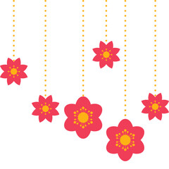 Hanging Flower Ornament