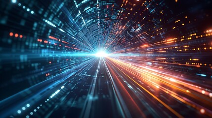 Digital Tunnel of Light