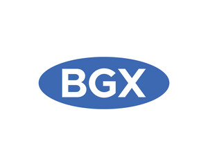 BGX logo design vector template. BGX