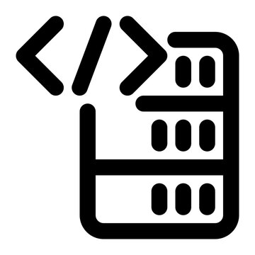 recommend clip art: coding, programming, code, syntax, database outline icon