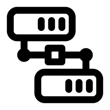 odbc, connectivity, api, protocol, database outline icon