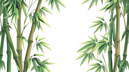 Green Bamboo Forest