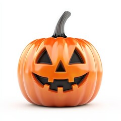 Fototapeta premium Smiling Jack-o'-lantern Pumpkin.