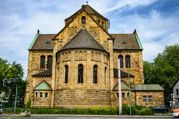 Fototapeta premium St.Georg Church, Gelsenkirchen, North Rhine-Westphalia, Georgskirche, Germany
