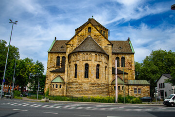 Fototapeta premium St.Georg Church, Gelsenkirchen, North Rhine-Westphalia, Georgskirche, Germany