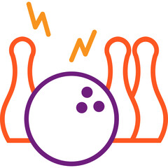 Bowling Ball and Pins