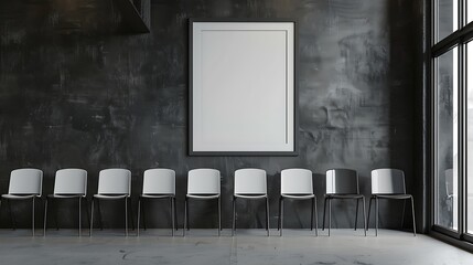 Modern Office Meeting Room with Whiteboard