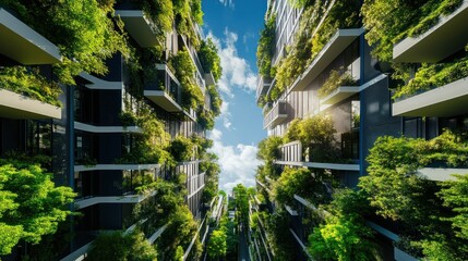 Green Urban Living: Modern Architecture Blends with Nature