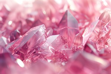 Pink Crystal Formations