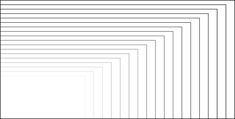 Rectangle blend effects out line halftone. Element in concept technology