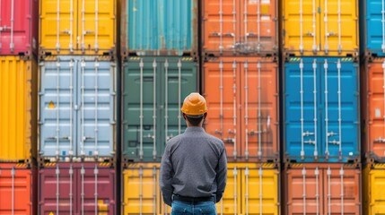 Logistics workers operating container loading equipment such as forklifts and cranes in a busy warehouse setting demonstrating teamwork and efficiency in freight transportation and logistics industry