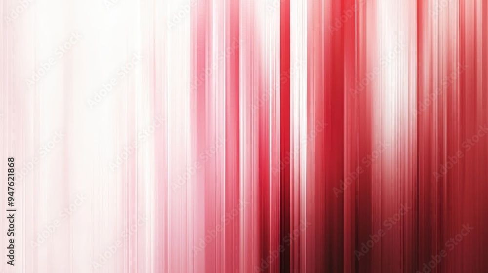 Poster abstract red and white stripes