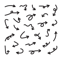 Hand Drawn Doodle Arrow