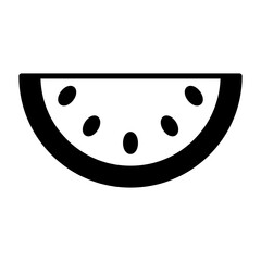 Watermelon Solid Black