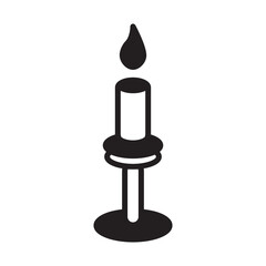 Candle Solid Black