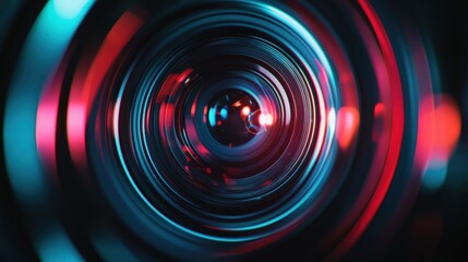 Close-up of camera lens
