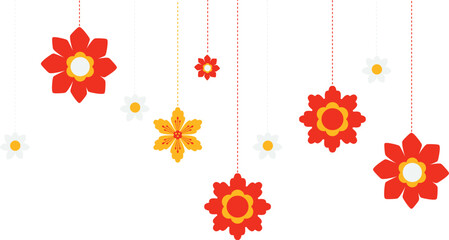 Hanging Flower Ornament