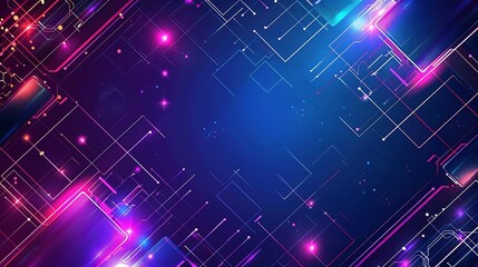 Abstract Futuristic Technology Background