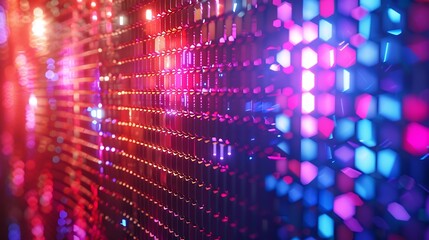 Obraz premium Abstract Colorful Disco Ball with Bokeh Lights