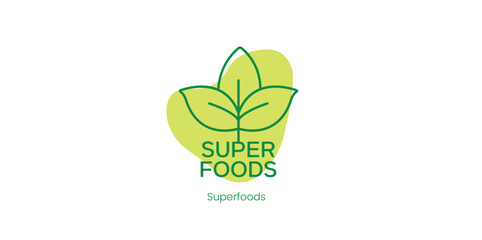 Superfoods Vector Icon Representing Nutrient-Rich Foods for Optimal Health