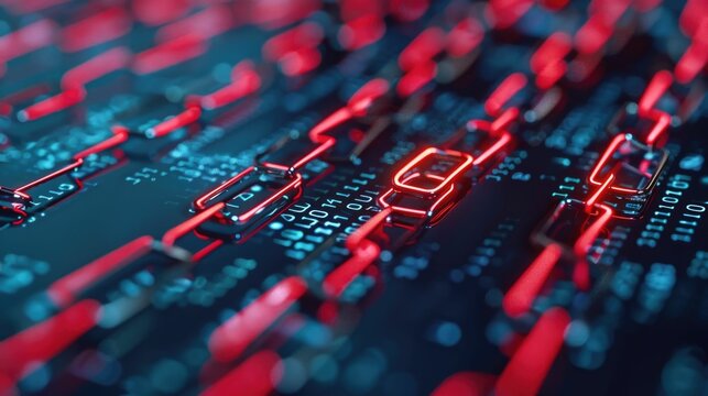 Futuristic Blockchain Consensus Algorithms with Validators and Proof of Work Depicted in a Metallic Abstract Background  This image showcases the complex and intricate nature of blockchain technology