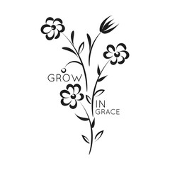 Christian typography design for Sticker. The message of the Gospel of Jesus Christ. Bible lesson for kids or use as poster, card, flyer or T Shirt