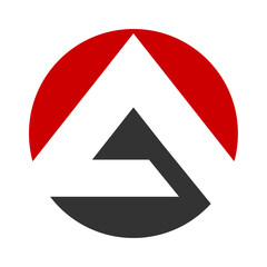 Print creative modern color full logo design 