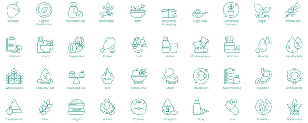 Nut-Free, Organic Certification, Pesticide-Free, Plant-Based, Raw, Recyclable Packaging, Sugar-Free, Sustainable Farming, Vegan, Whole Grain, Nutrition, Food, Vegetables, Protein, Fruits, Water