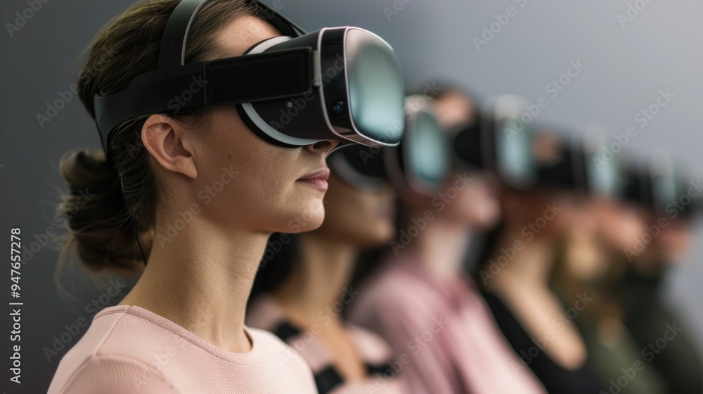 Poster embracing the future of connectivity 5g virtual reality streaming delivers captivating immersive exp