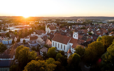 St. Martin Church in Leutkirch im Allgäu in Germany