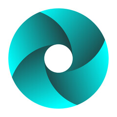 Print creative modern color full logo design 