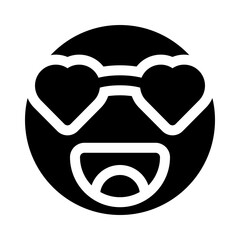 eyes glyph icon