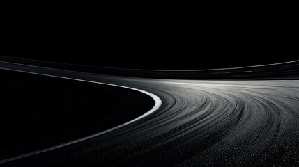 Naklejka premium Race track at night