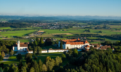 Zeil Castle in Leutkirch im Allgäu in Germany
