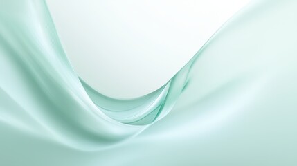 Fototapeta premium Abstract green wave background