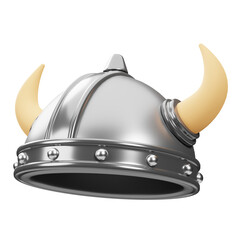 Naklejka premium 3D Viking Helm Illustration