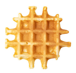 Viennese waffles Isolated on transparent background. png file