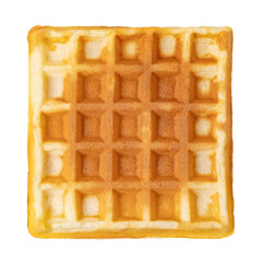 belgian waffles on transparent background. png file