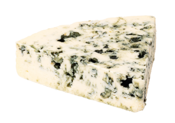 Blue Cheese Isolated on transparent background. png file