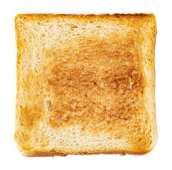 Toast slice  Isolated on transparent background. png file