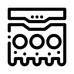 gasket remover line icon