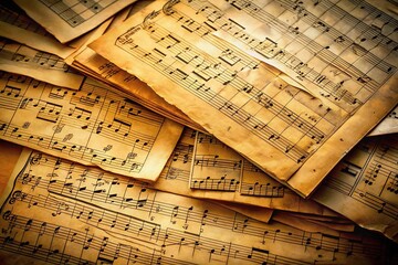 Whispers from the past whisper secrets on worn yellowed sheets, memories unfolding like a symphony of forgotten melodies and bygone eras in fragile harmony.