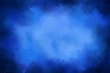 Blue painted grunge backdrop. Blue grunge background for presentations, cover, banner, poster