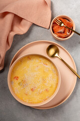 Finnish Salmon Soup – Lohikeitto, Homemade Fish cream soup with salmon