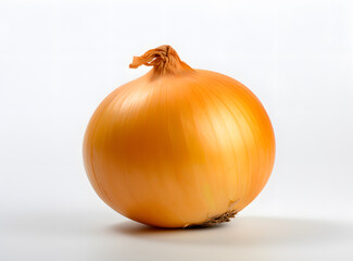  Onion on plain white background