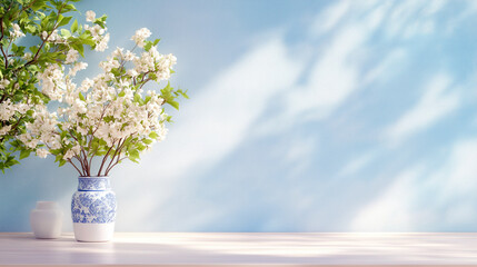 Fototapeta premium bouquet of snowdrops in a vase