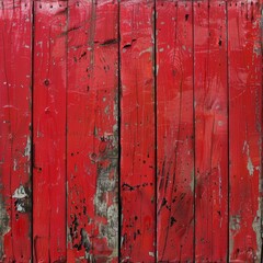 Red wooden planks background