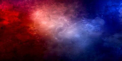 Creative Multicolor Painterly Abstract Aesthetic Brush Grunge Background With Bold Brushstrokes, Vintage Texture, and Color Splash, Smoke Border in Yellow, Red, Blue. HD Wallpaper and Banner Design.