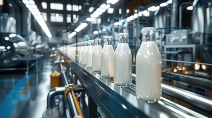 The Bottled Milk Production.