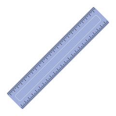 Ruler suitable for designs related to offices, schools, education, and accounting, which use stationery